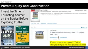 Private Equity and Construction Thumbnail