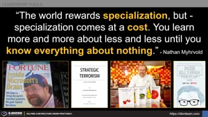 The Cost of Specializaton Thumbnail