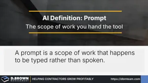 AI Definition: Prompt Thumbnail
