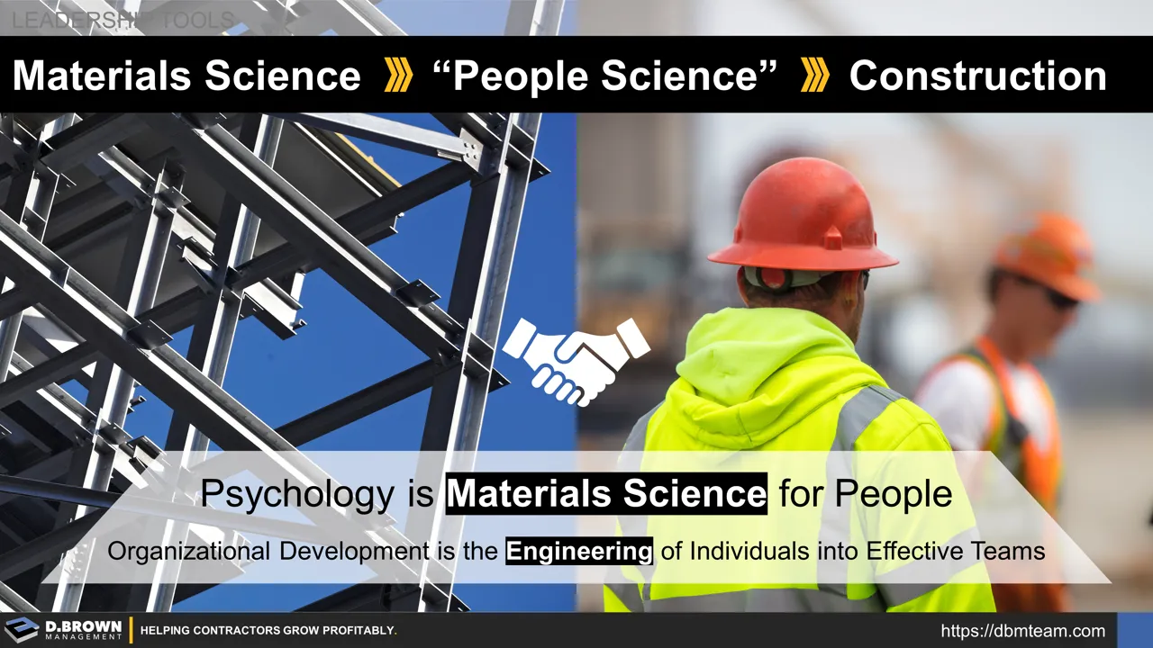 Construction Contracting, Materials Science, and "People Science" | D ...