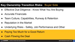 Ownership Transition - Key Buyer Risks Thumbnail