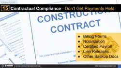 Cash Flow Tip 15 - Contractual Compliance Thumbnail