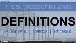 Definitions for The Business of Building Thumbnail