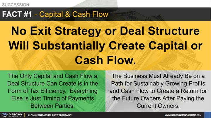 Succession: Fact 1. Capital and Cash Flow