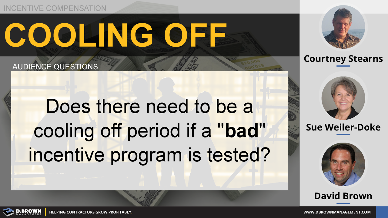 D. Brown Management Incentive Compensation for Contractors Audience