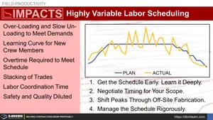 Impacted Productivity - Highly variable Labor Scheduling (Level Your Schedule) Thumbnail