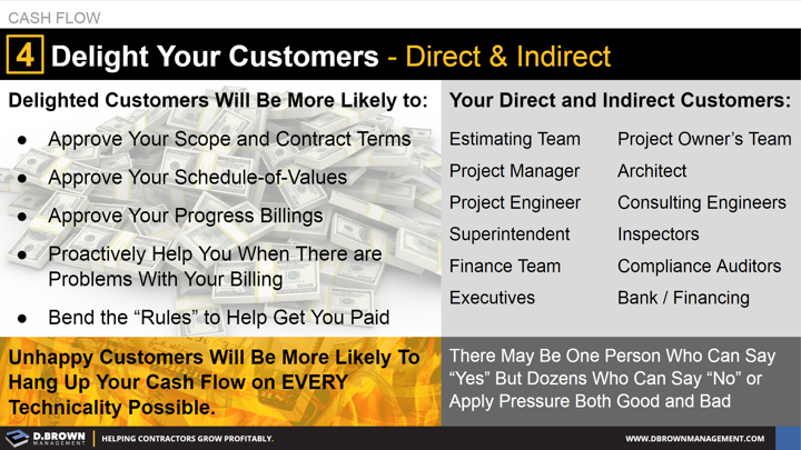 Cash Flow: Tip 4 Delight Your Customers - Direct and Indirect