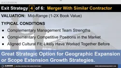 Contractor Exit Strategy 4 of 6: Merger with a Similar Contractor Thumbnail