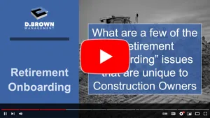 Retirement Onboarding - Issues Specific to Contractors Thumbnail
