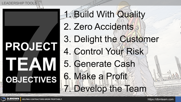 Leadership Tools: 7 Basic Project Team Objectives.