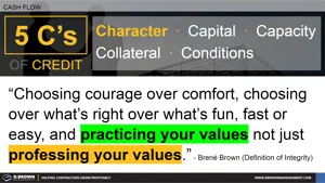 Cash Flow and the 5Cs of Credit - Character Thumbnail