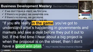 Business Development Mastery: Bechtel's Philosophy Thumbnail