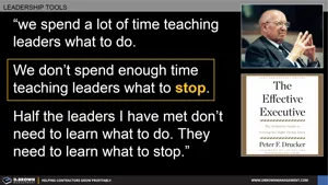 Stop Doing Things - Peter F. Drucker Thumbnail